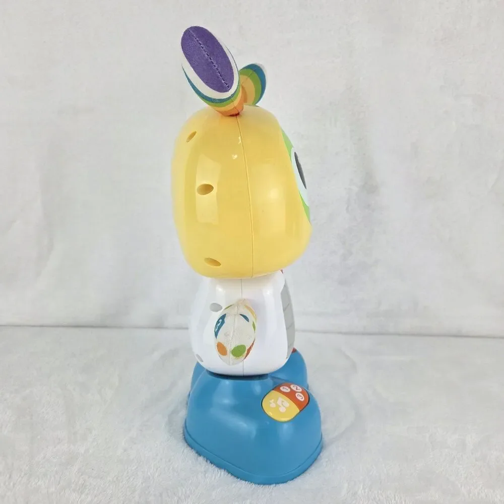 Fisher Price Bright Beats BeatBo Dance & Move Interactive Robot Lights Up Sings